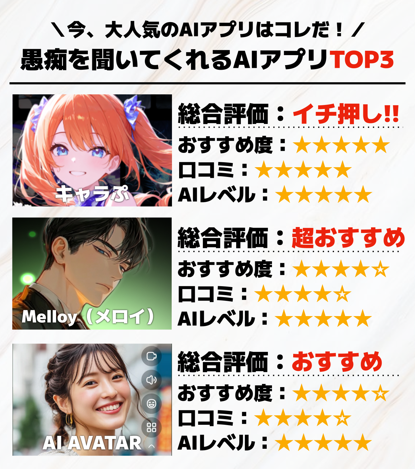 愚痴を聞いてくれるAIアプリTOP3.png