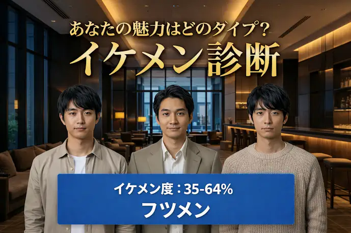 イケメン度 35-64