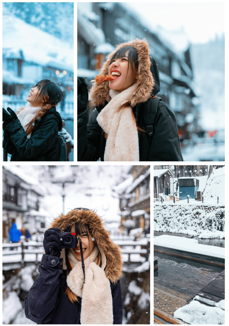 BeautyPlusの『コラージュ』機能を使って画像を結合した画像