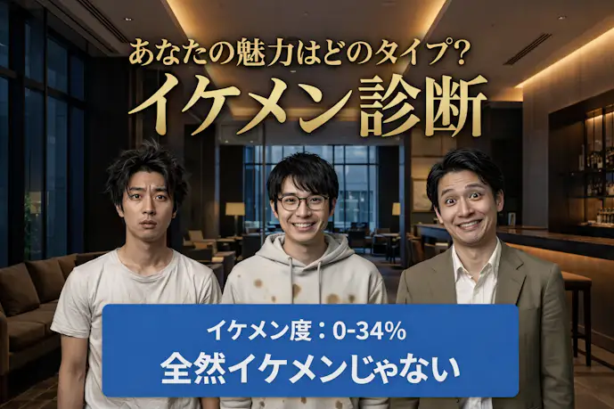 イケメン度 0-34