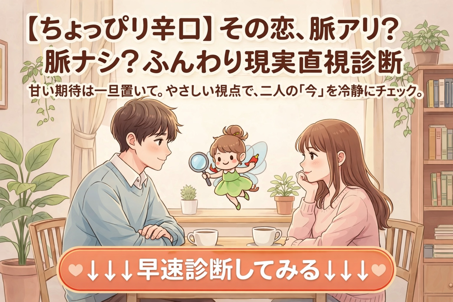 【辛口】脈あり脈なし診断！好きかど...