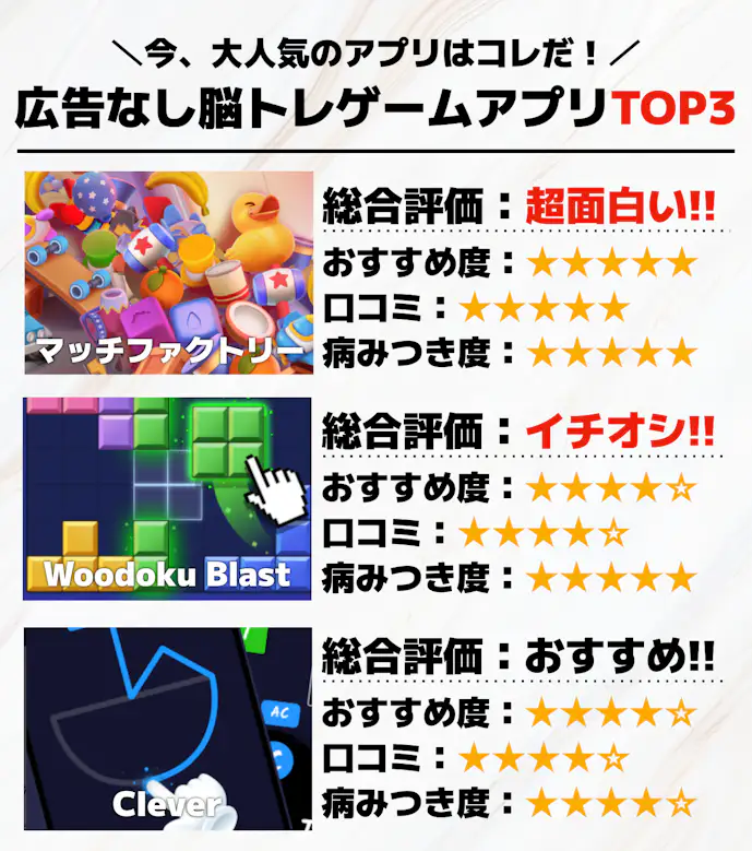 広告なし脳トレゲームアプリTOP3.png