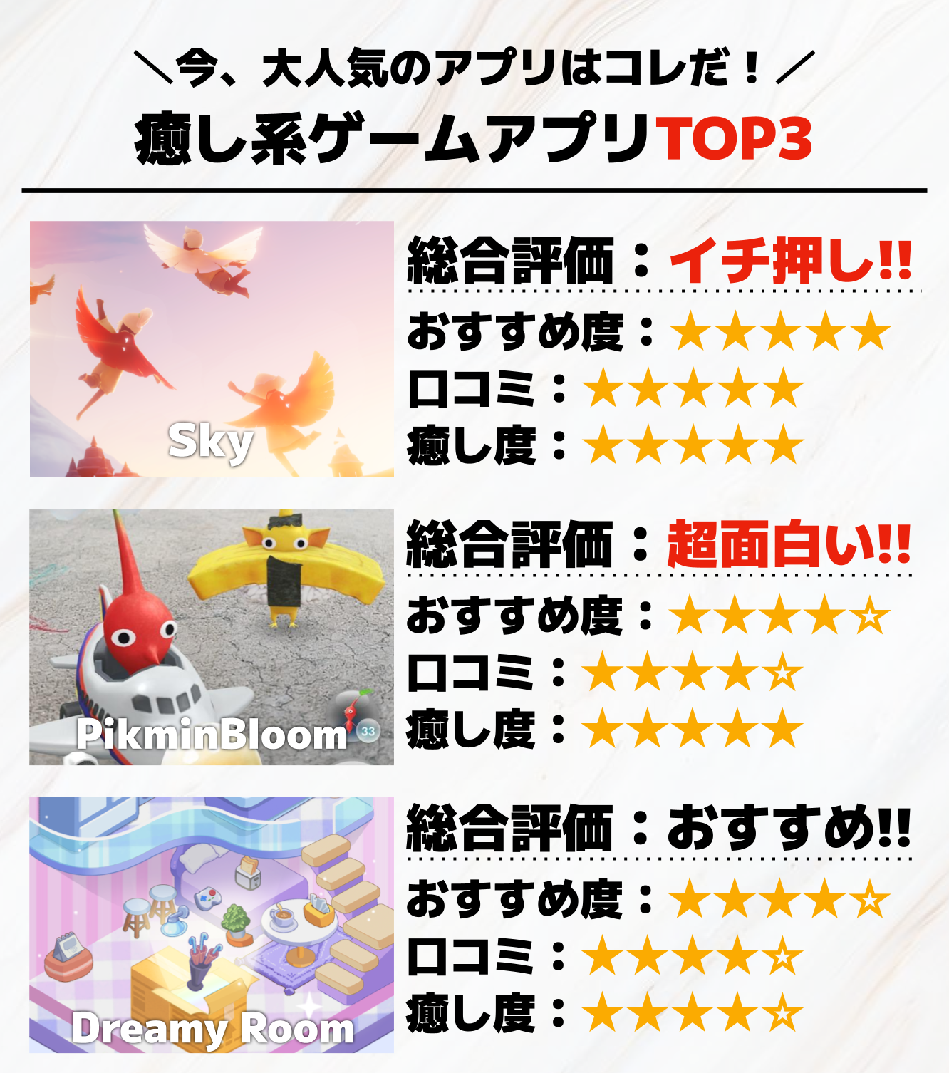 癒し系ゲームアプリTOP3.png