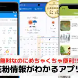 花粉情報がわかるアプリ集。いち早く飛散情報をキャッチできるアプリとは?