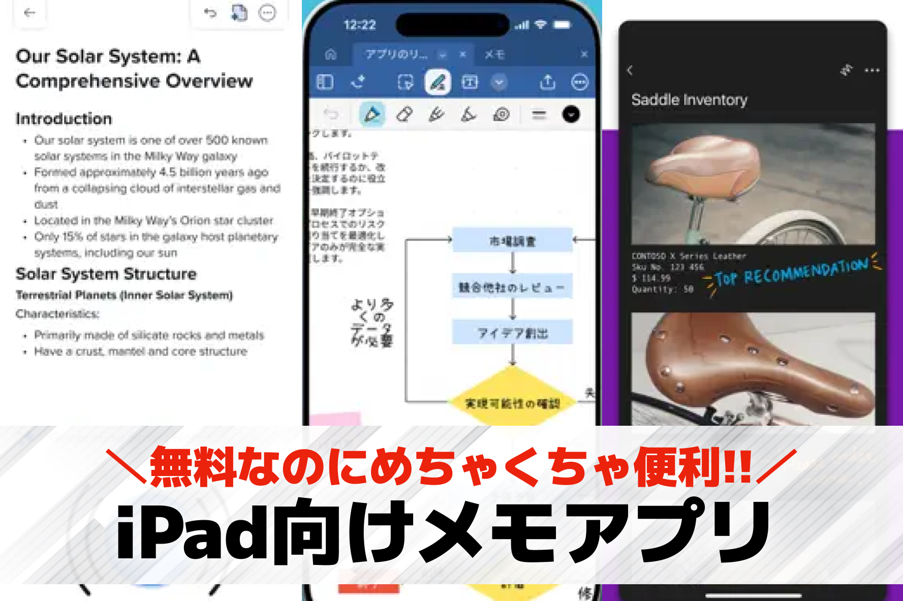 iPad向けメモアプリのおすすめ1...
