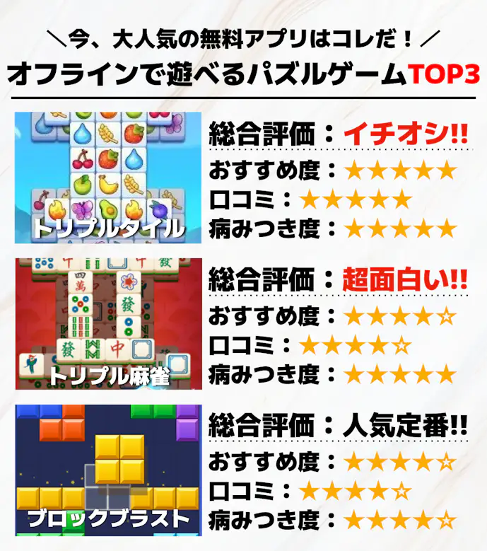 オフラインで遊べるパズルゲームアプリTOP3.png