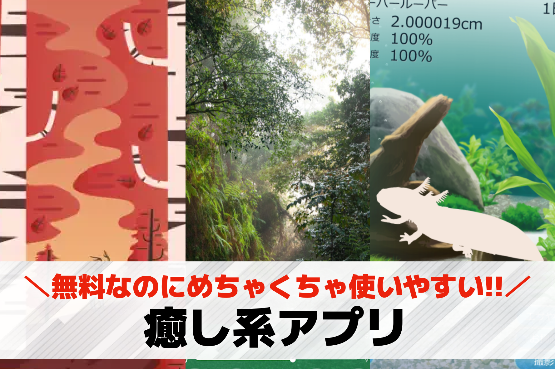 癒し系アプリのおすすめ10選。心も...