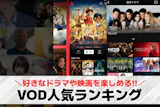 VOD人気ランキングTOP14｜おすすめ動...