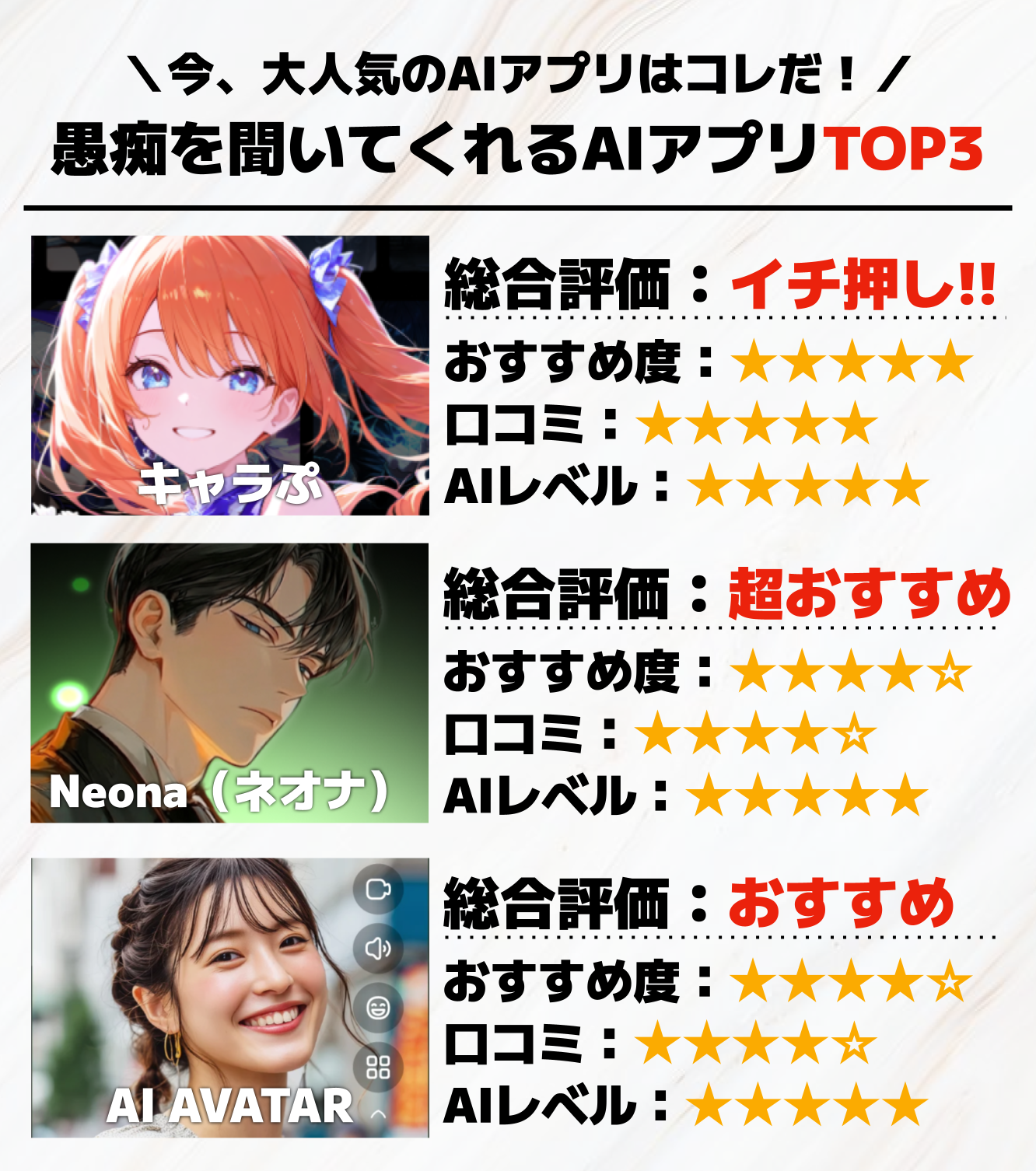 愚痴を聞いてくれるAIアプリTOP3.png