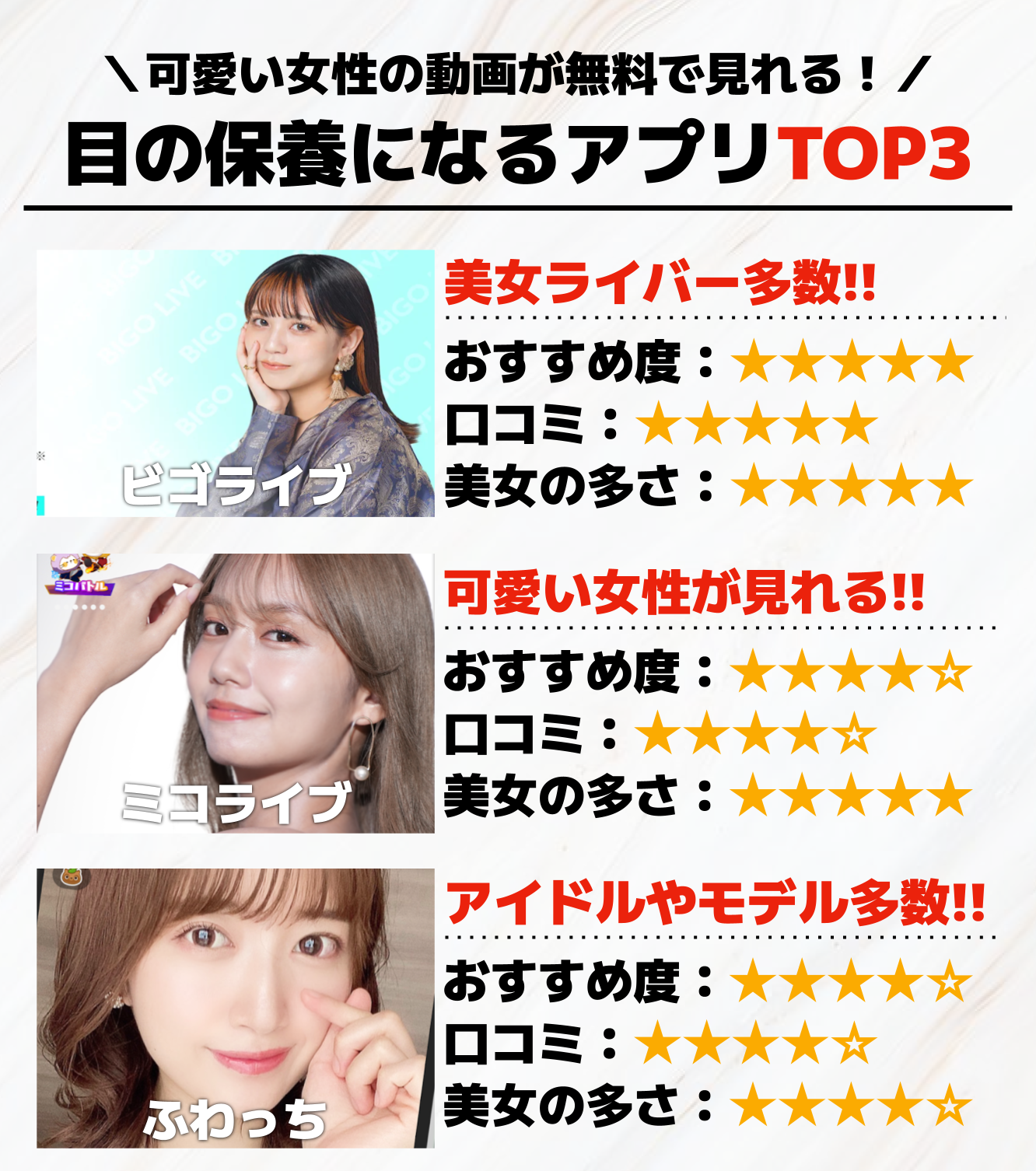 目の保養になるアプリTOP3.png