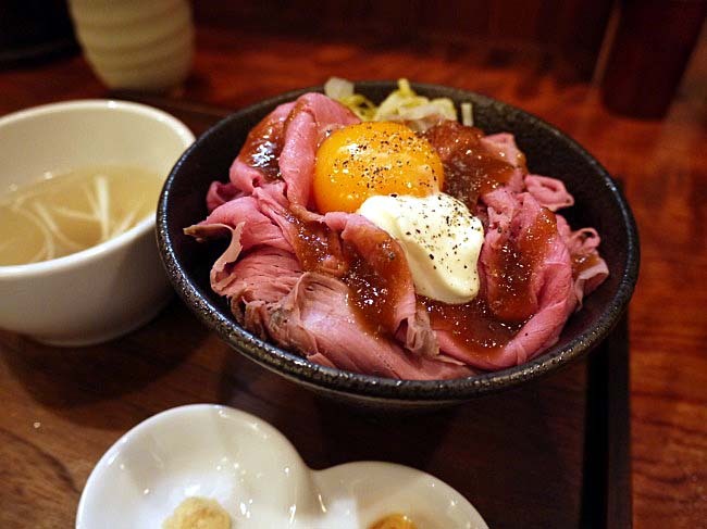 ローストビーフ大野　ローストビーフ丼