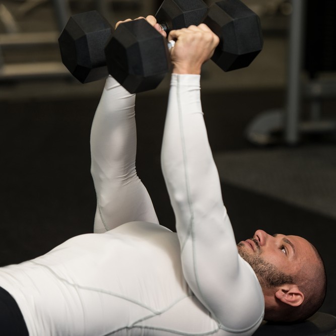 上腕三頭筋の筋トレ"テイトプレス"の効果的なやり方。長頭＆短頭を鍛えよう！