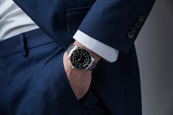20代ビジネスマンの腕時計