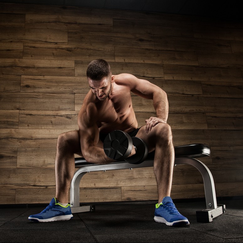 コンセントレーションカールの効果的なやり方。上腕二頭筋／前腕を鍛えるコツとは？