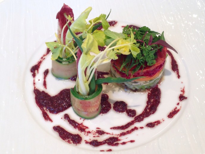 メゾンエメ・ヴィエールのディナー