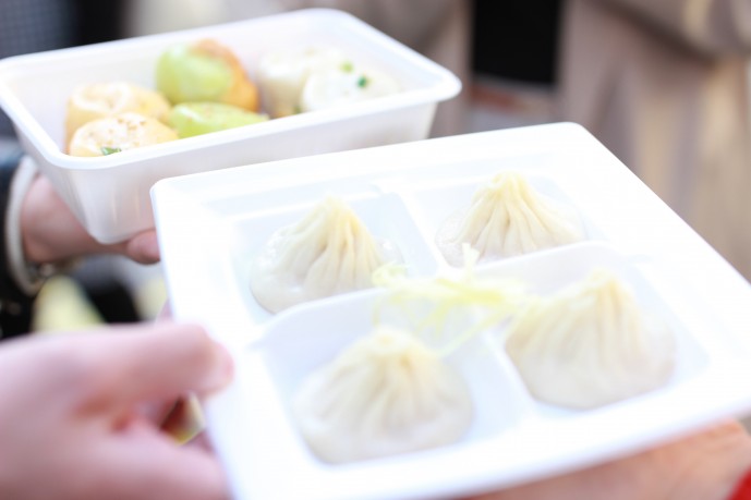 横浜中華街の小籠包