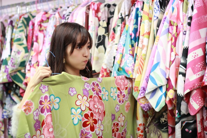 浅草で着物選び