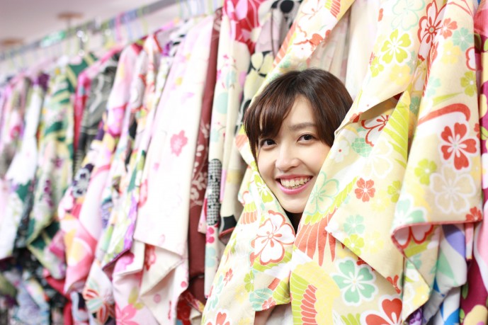 浅草で着物デート