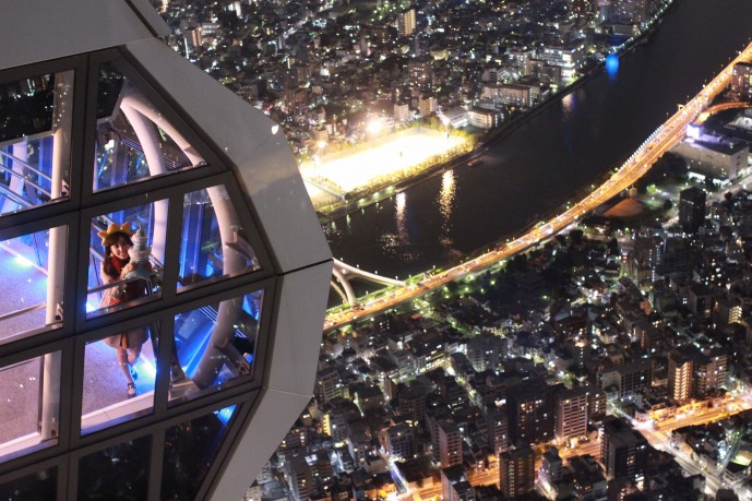 スカイツリーの夜景