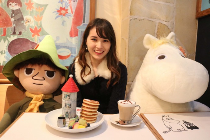 ムーミンカフェでデート
