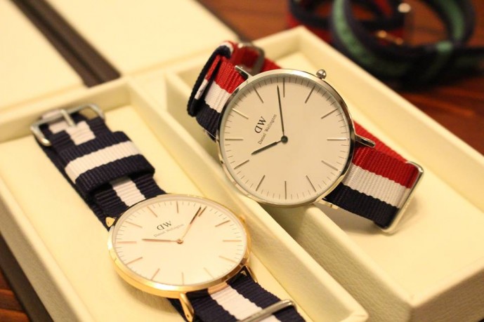 ペアウォッチが人気の秘密のダニエルウェリントンの時計