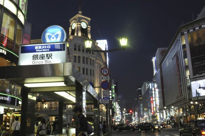 銀座は出会いの場