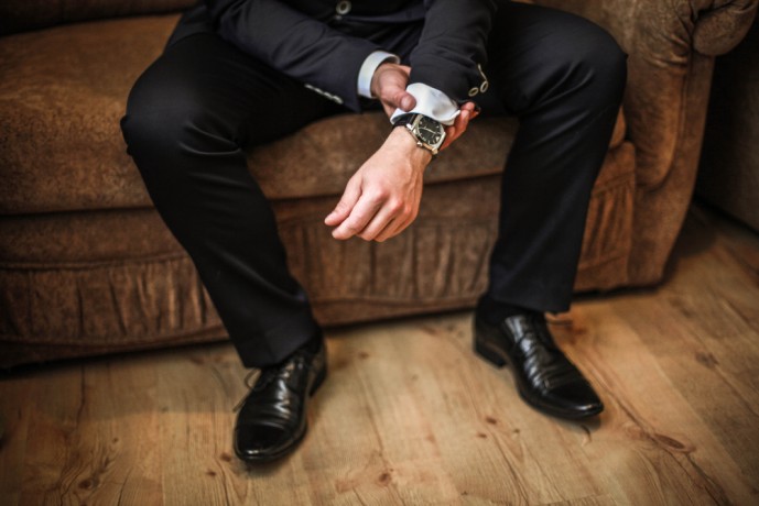 デキる男の足元